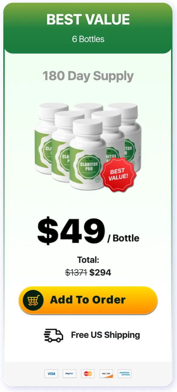 claritox pro 6 bottles